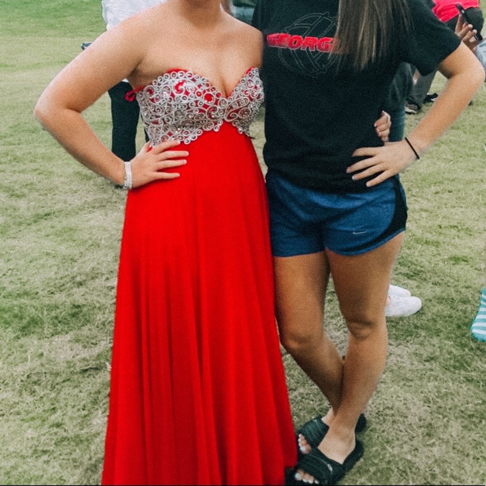Red prom/formal dress